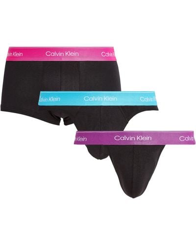Calvin Klein Cotton Stretch Underwear Set (pack Of 3) - Black