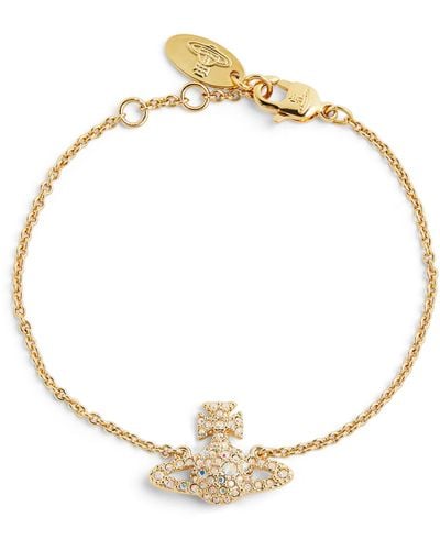 Vivienne Westwood Grace Bas Relief Bracelet - Metallic