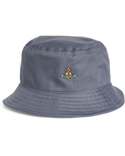 Vivienne Westwood Mini Orb Bucket Hat - Blue