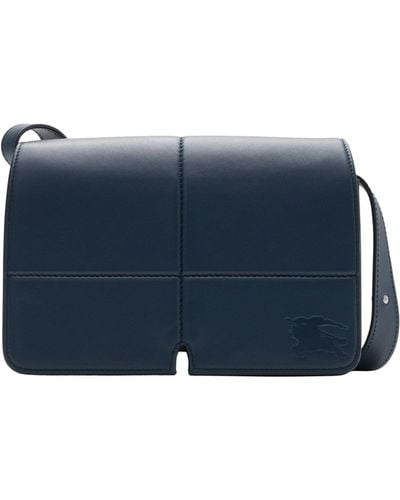 Burberry Leather Snip Cross-body Bag - Blue