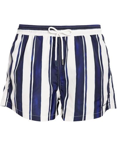 Jacquemus Striped Swim Shorts - Blue