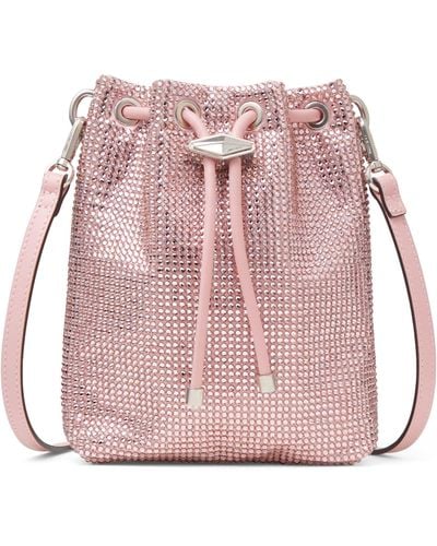 Jimmy Choo Mini Cinch Bucket Bag - Pink