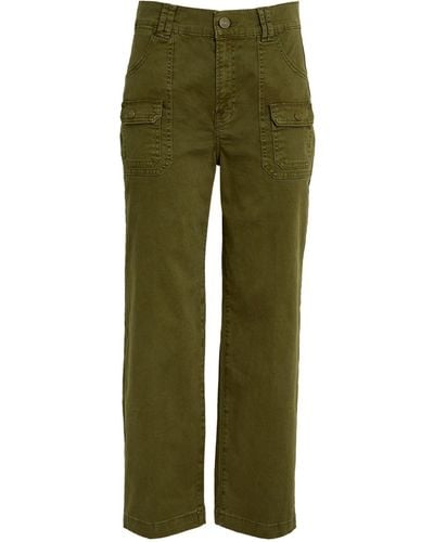 FRAME Straight-leg Cargo Trousers - Green