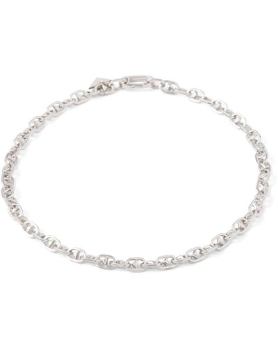 Prada Triangle Chain Necklace - Metallic