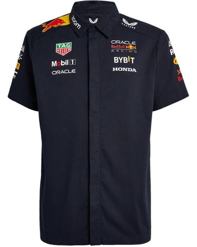 Castore X Oracle Red Bull Pit Crew Replica Shirt - Blue
