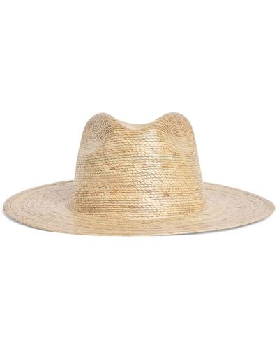 Lack of Color Straw Palma Boater Hat - Natural