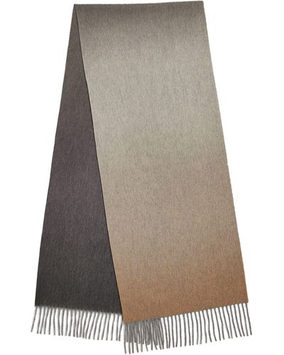 Begg x Co Cashmere Nuance Ombre Scarf - Grey