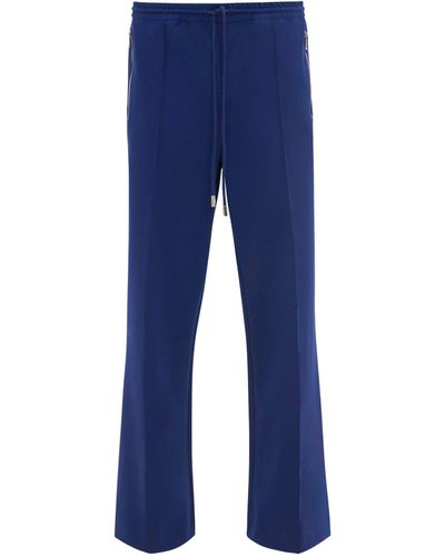 JW Anderson Drawstring Track Trousers - Blue