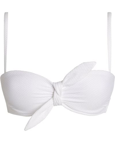 Heidi Klein Antibes Bow Bikini Top - White