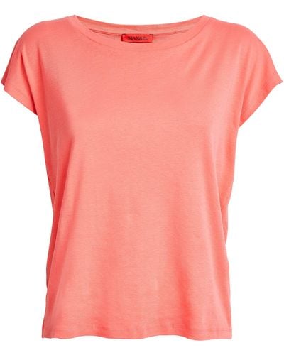 MAX&Co. Cotton Jersey T-shirt - Pink