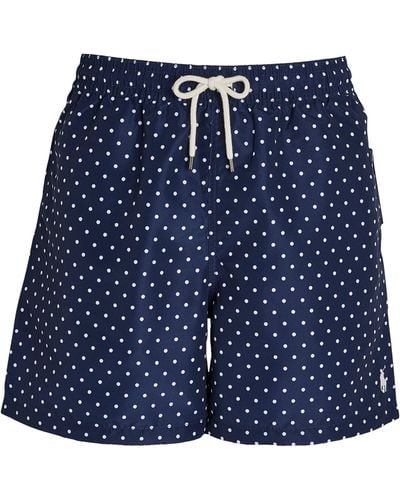 Polo Ralph Lauren Polka-dot Swim Shorts - Blue