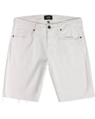 PAIGE Federal Shorts - White