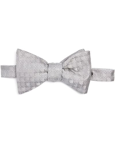 Eton Silk Bow Tie - Grey