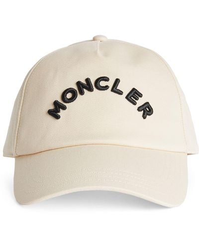Moncler Logo Trucker Cap - Natural