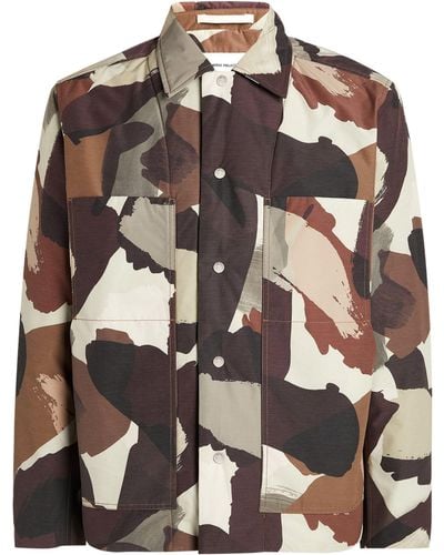 Norse Projects Padded Camouflage Jacket - Brown