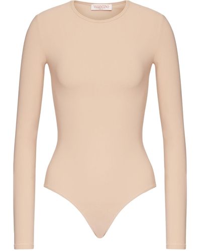 Valentino Garavani Nude Bodysuit - White