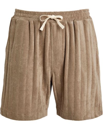 Oliver Spencer Terry Towelling Weston Shorts - Natural