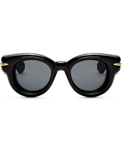 Loewe Inflated Round Sunglasses - Black