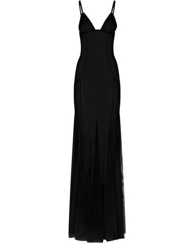 Dolce & Gabbana Netting Gown - Black