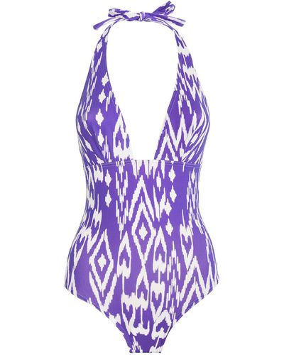 Eres Halterneck Sunny Swimsuit - Purple