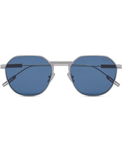 Zegna Metal Sunglasses - Blue