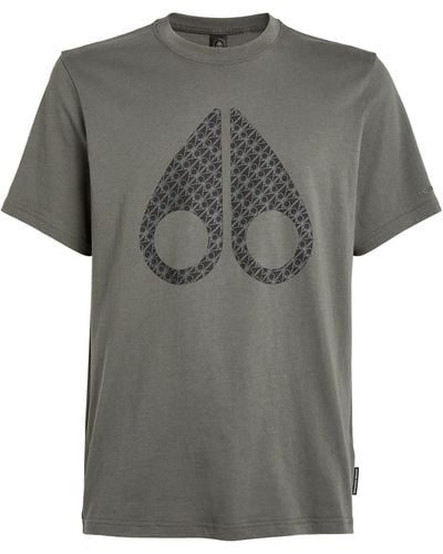 Moose Knuckles Logo T-shirt - Gray