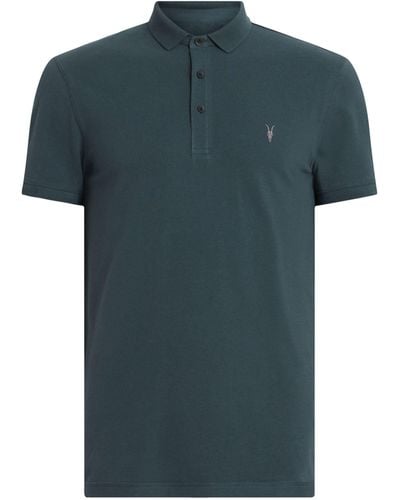 AllSaints Cotton Reform Polo Shirt - Green