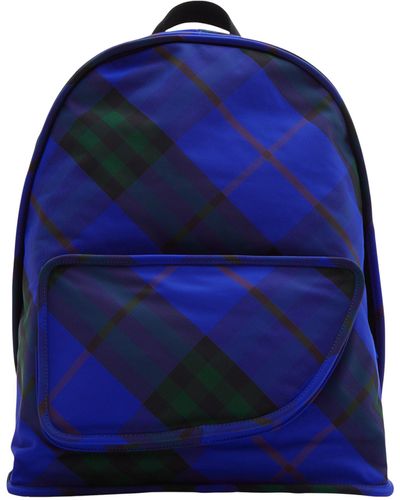 Burberry Shield Backpack - Blue