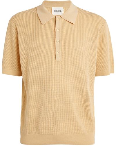 Closed Organic Linen-cotton Polo Shirt - Natural