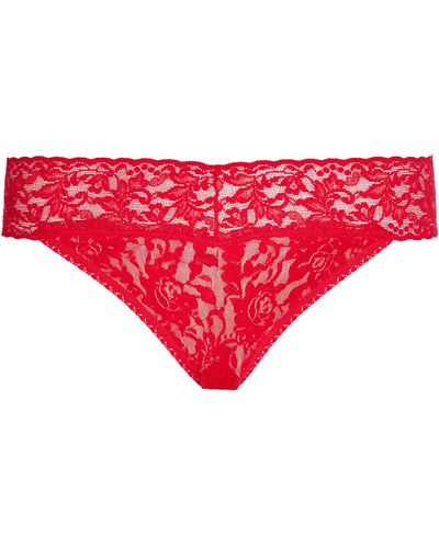 Hanky Panky Original Lace Thong - Red