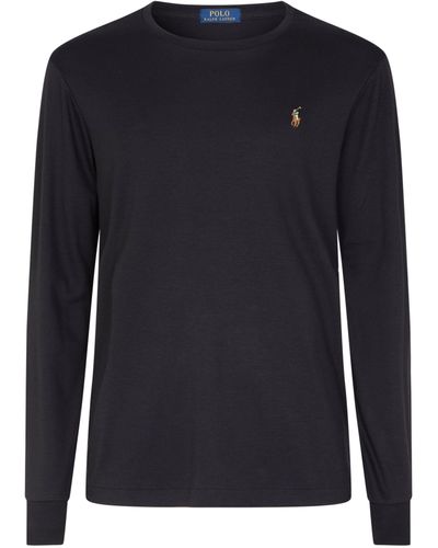 Polo Ralph Lauren Pima Cotton Long-sleeved T-shirt - Black
