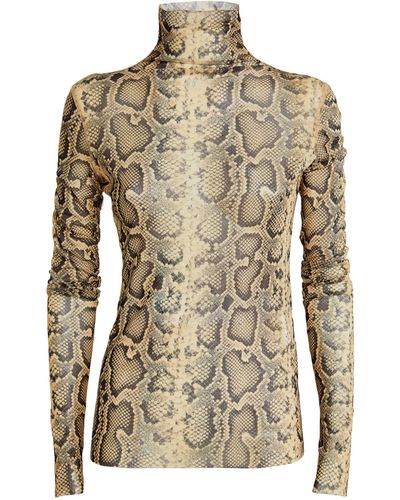 Sportmax Printed Proteo Top - Natural