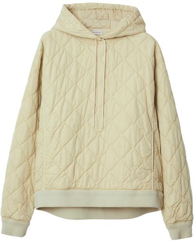 Burberry Quilted Hoodie - Yellow