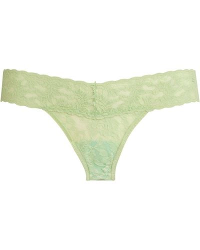 Hanky Panky Signature Lace Low-rise Thong - Yellow