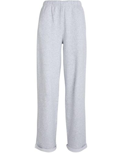 Skims Fleece Straight-leg Classic Sweatpants - Gray