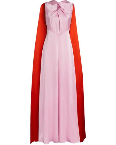 ROKSANDA Silk Amanita Maxi Dress - Red