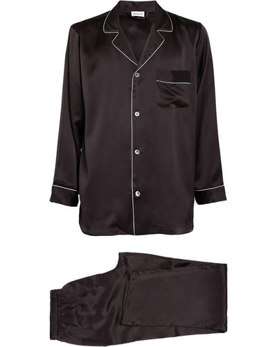 Zimmerli of Switzerland Silk Pyjama Set - Black