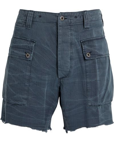 Polo Ralph Lauren Herringbone Cargo Shorts - Blue