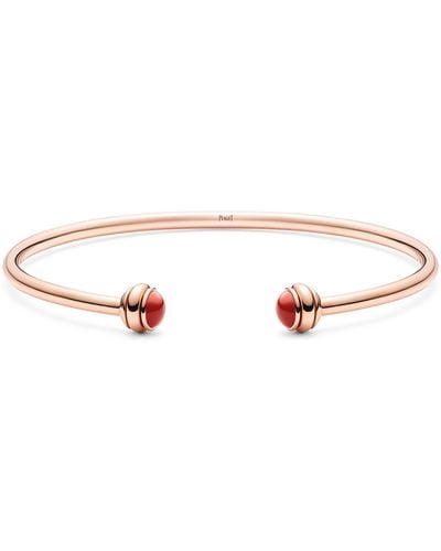 Piaget Rose Gold And Carnelian Possession Bangle - Natural