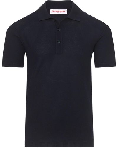 Orlebar Brown Cotton Maranon Polo Shirt - Blue