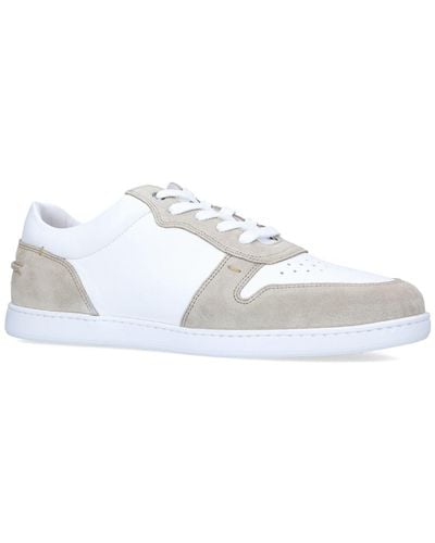 Harry's Of London Leather Ace Court Sneakers - White