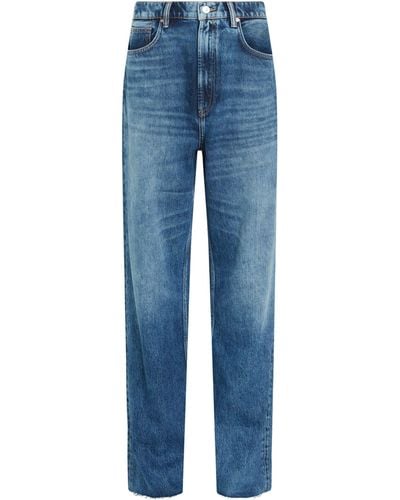 AllSaints Blake Low-rise Straight Jeans - Blue