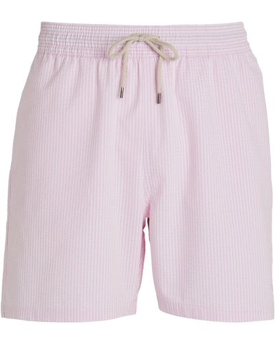 Polo Ralph Lauren Striped Swim Shorts - Pink