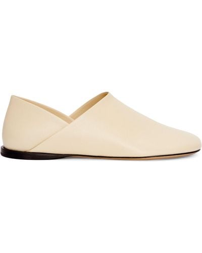 Loewe Leather Toy Slippers - Natural
