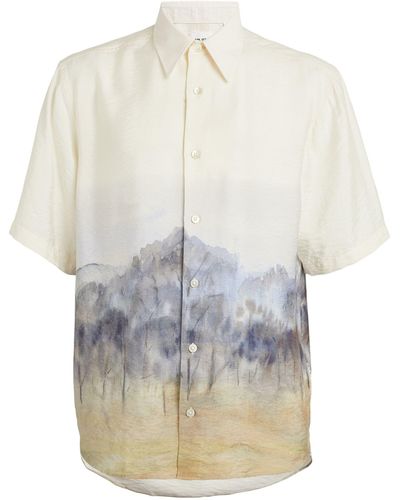 NN07 Quinsy Landscape Shirt - White