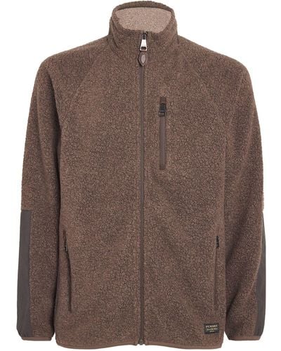 James Purdey & Sons Fleece-back Jersey Lux Jacket - Brown