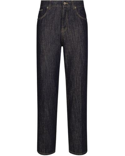 Dolce & Gabbana 5-pocket Straight Jeans - Blue