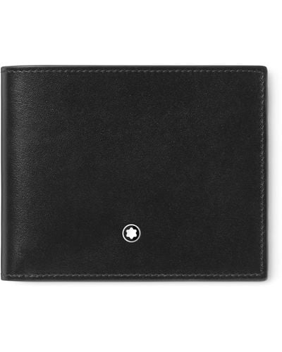 Montblanc Leather Meisterstück 6cc Wallet - Black