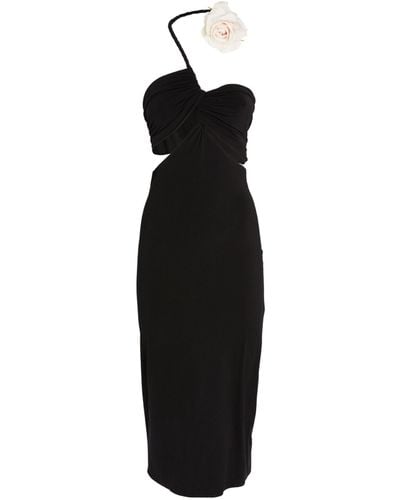 Magda Butrym Cut-away Midi Dress - Black