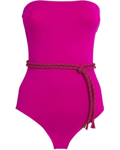 Eres Majorette Strapless Swimsuit - Pink